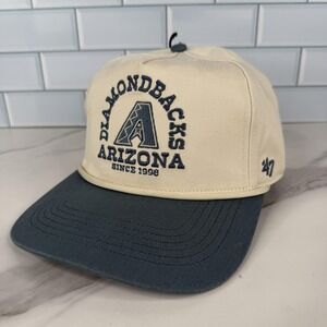 Arizona Diamondbacks Rope Hat Cap Snap Back Mens OSFA Natural Gray Baseball NWOT